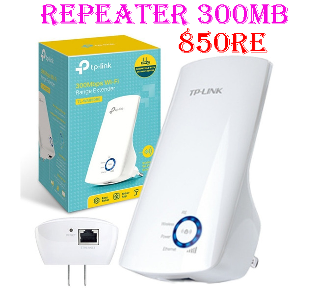 KÍCH SÓNG TP-LINK 850RE NHẬN TÍN HIỆU WIFI - RA CỔNG RJ 45 REPEATER WIFI