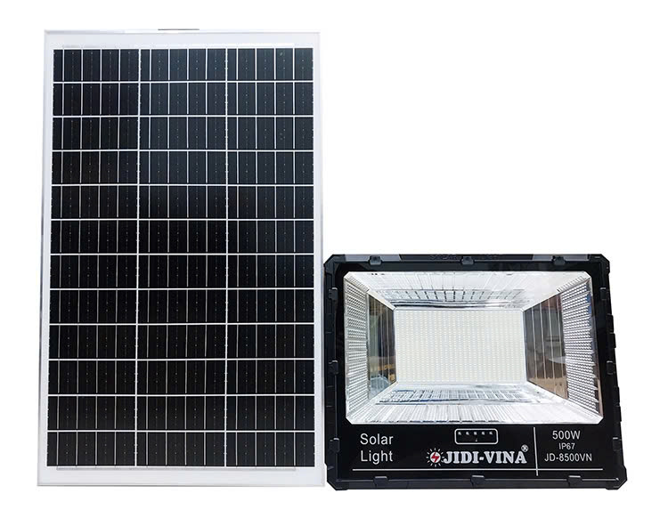 Bộ Đèn 500W Năng Lượng Mặt Trời 8500VN Chính Hãng