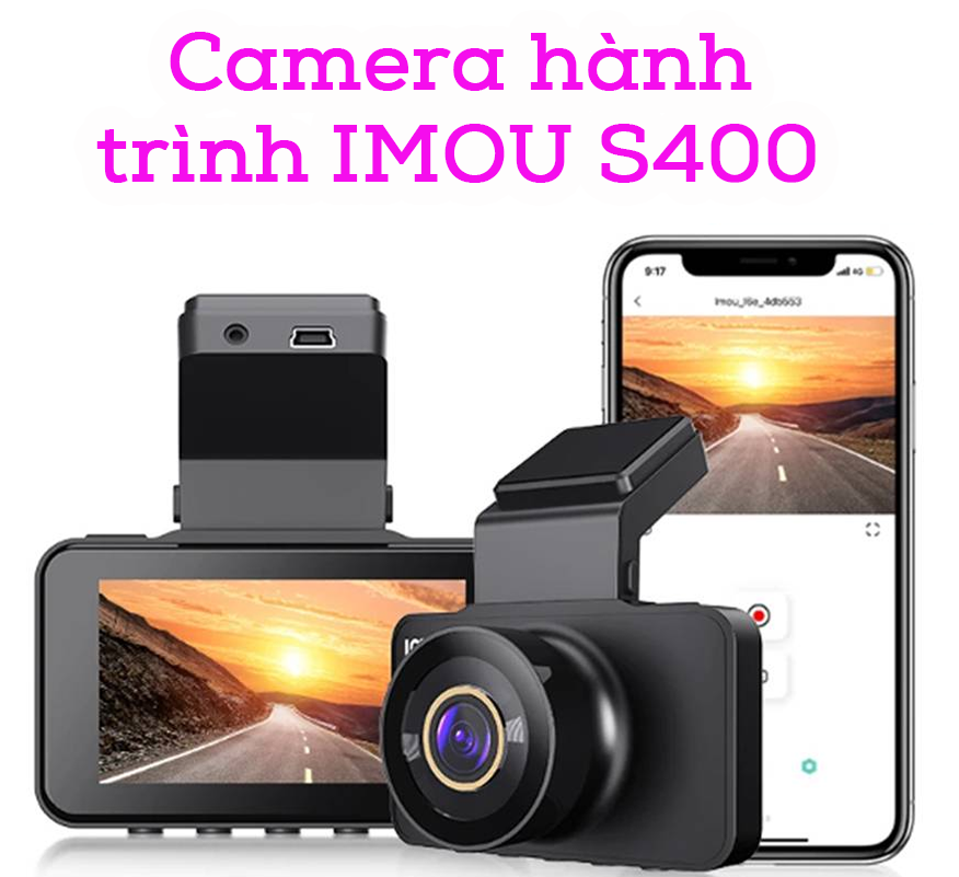 Camera Hành Trình IMOU S400 4MP QHD Ghi Hình Ban Đêm Điều Khiển Bằng Giọng Nói