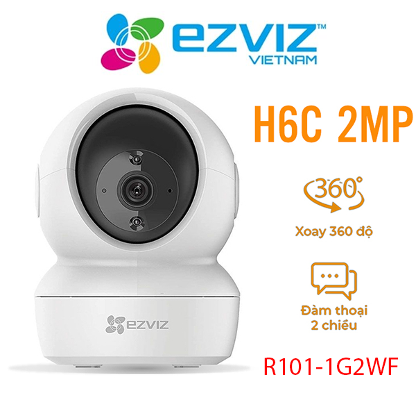 Camera wifi EZVIZ H6C 2MP Xoay 360 , CHÍNH HÃNG