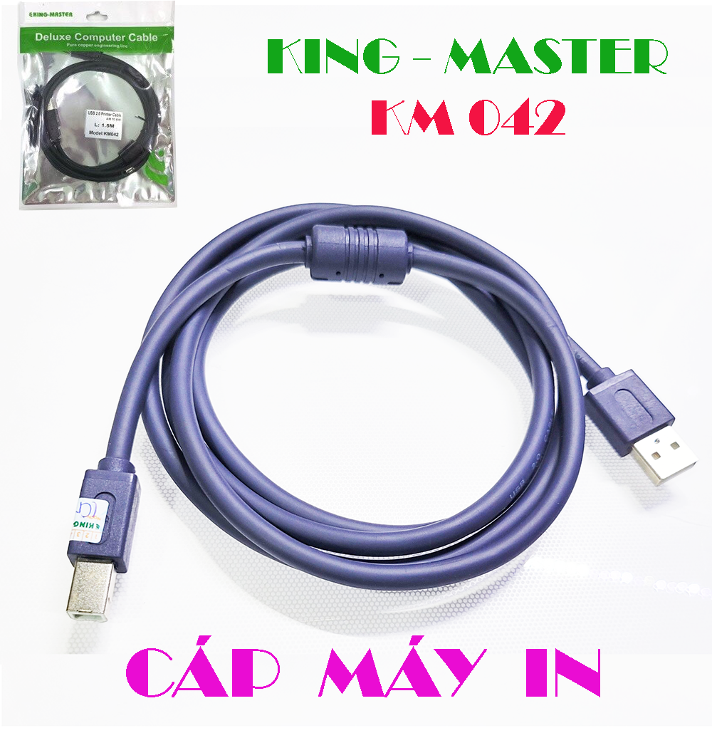 CÁP MÁY IN KINGMASTER KM042 CHÍNH HÃNG.