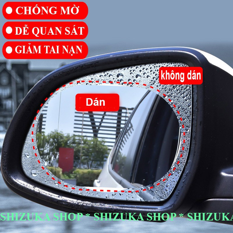 COMBO 2 MIẾNG DÁN NANO CHỐNG NƯỚC , CHỐNG MỜ KÍNH OTO