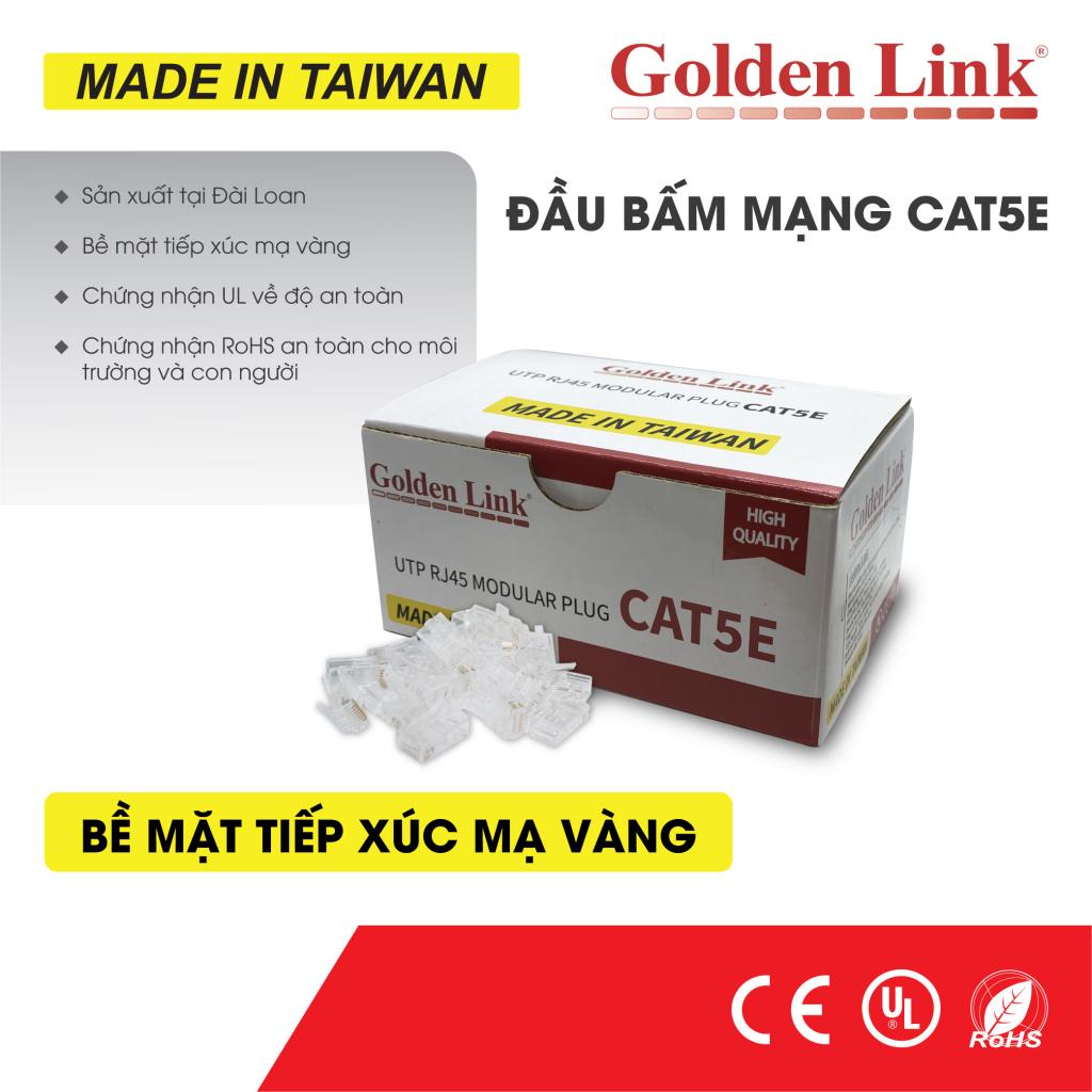 .ĐẦU MẠNG RJ 45 GOLDEN- MADE IN TAIWAN ( RJ45 ) CHÍNH HÃNG